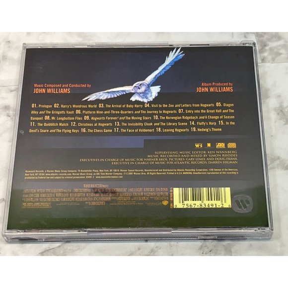 Harry Potter and the Sorcerer's Stone CD OMPS Movie Soundtrack John Williams - Picture 3 of 7